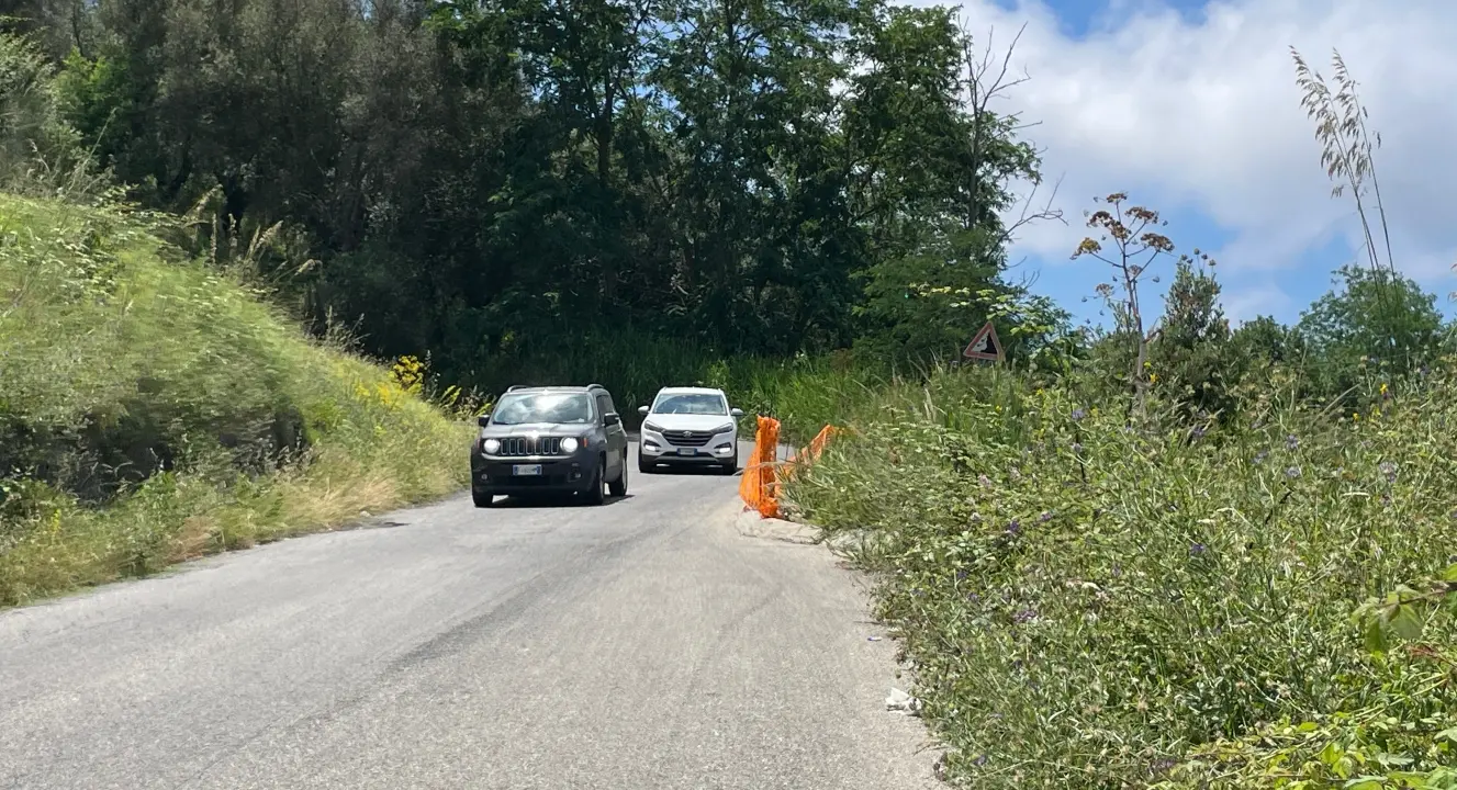 Strada provinciale 17 sempre più insicura tra frane, buche e sterpaglie che accolgono (anche quest'anno) i primi turisti