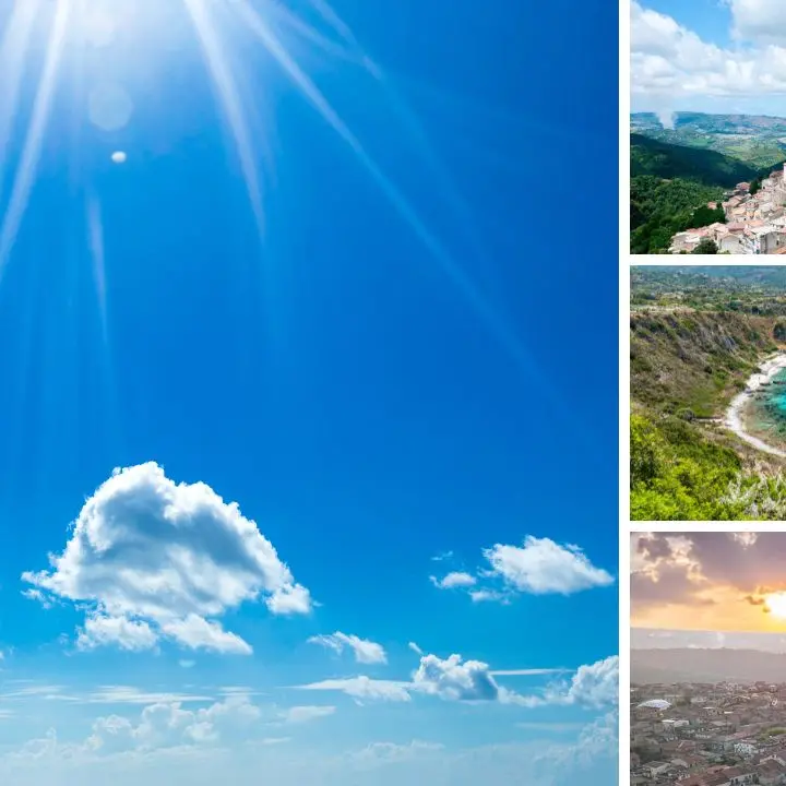 Meteo Vibonese: una settimana di cielo terso, sole e temperature dolci. Solo di notte farà più freddo