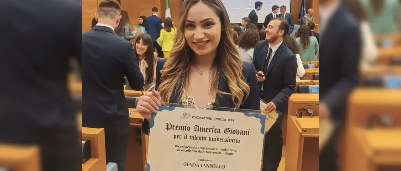 Fondazione Italia Usa, alla vibonese Giada Iannello il premio \"America Giovani\"