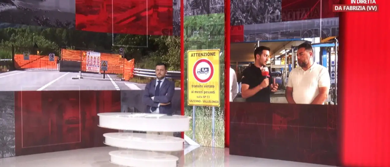 Strada vietata ai camion, aziende a rischio nel cuore delle Serre vibonesi: «Così non si può andare avanti» - Video