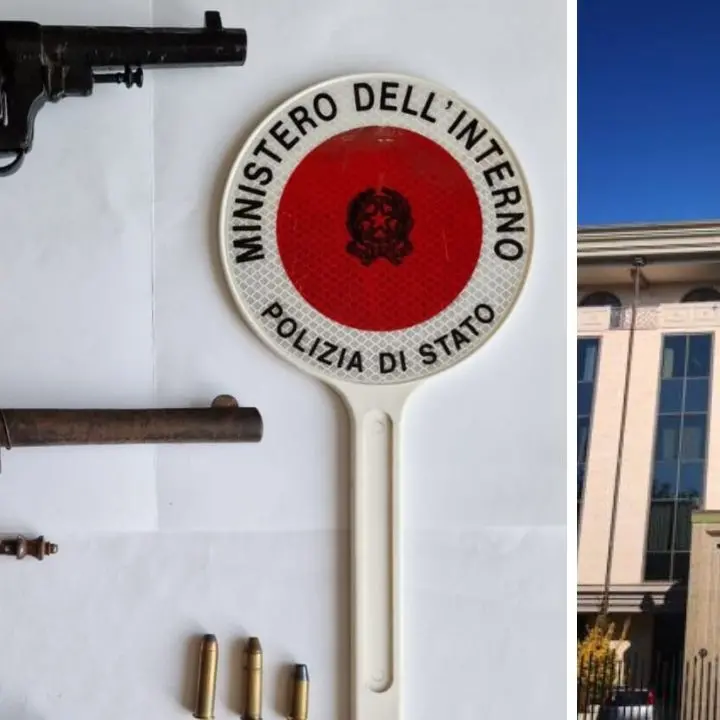 Vibo, nascondeva tra i materassi due pistole: arrestato dalla polizia di Stato e sottoposto a obbligo di dimora