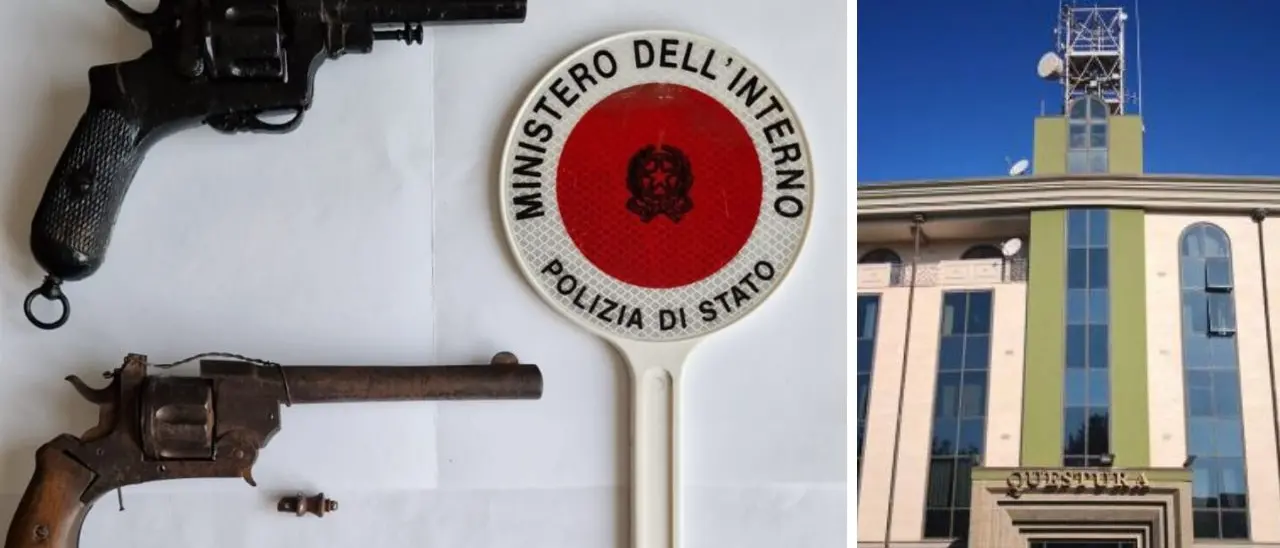 Vibo, nascondeva tra i materassi due pistole: arrestato dalla polizia di Stato e sottoposto a obbligo di dimora