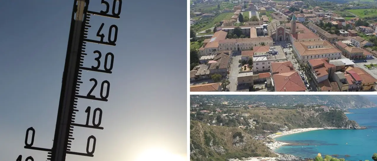 Meteo, luglio rovente nel Vibonese: a Mileto picchi di 36 gradi, afa e notti tropicali sulla costa