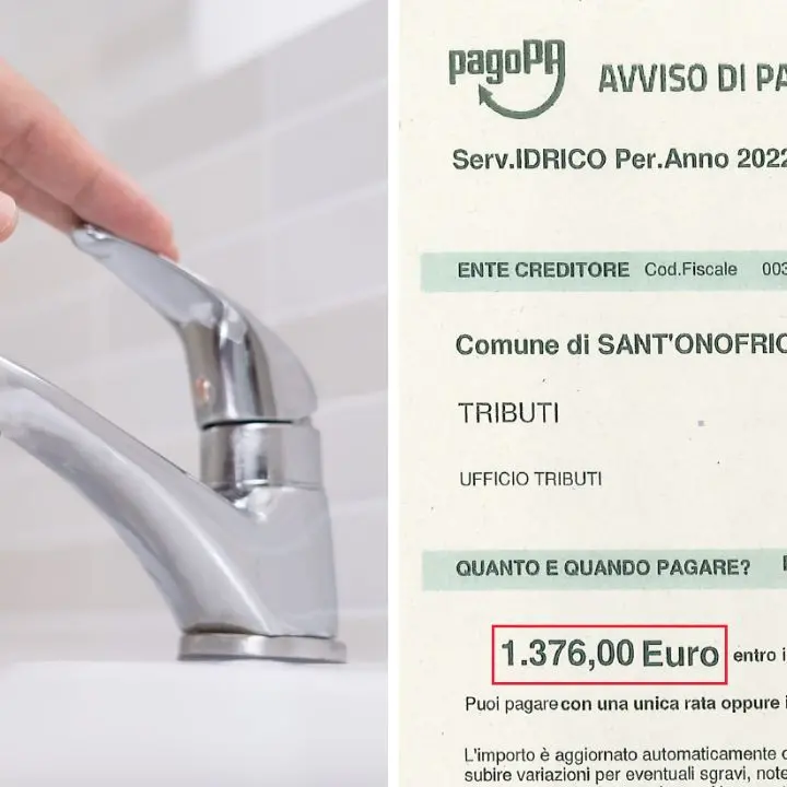 Bollette dell'acqua salate a Sant'Onofrio, l'ex consigliere Mattioli: «In alcuni casi costi quintuplicati»