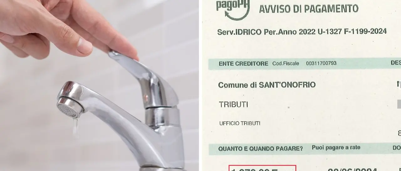 Bollette dell'acqua salate a Sant'Onofrio, l'ex consigliere Mattioli: «In alcuni casi costi quintuplicati»