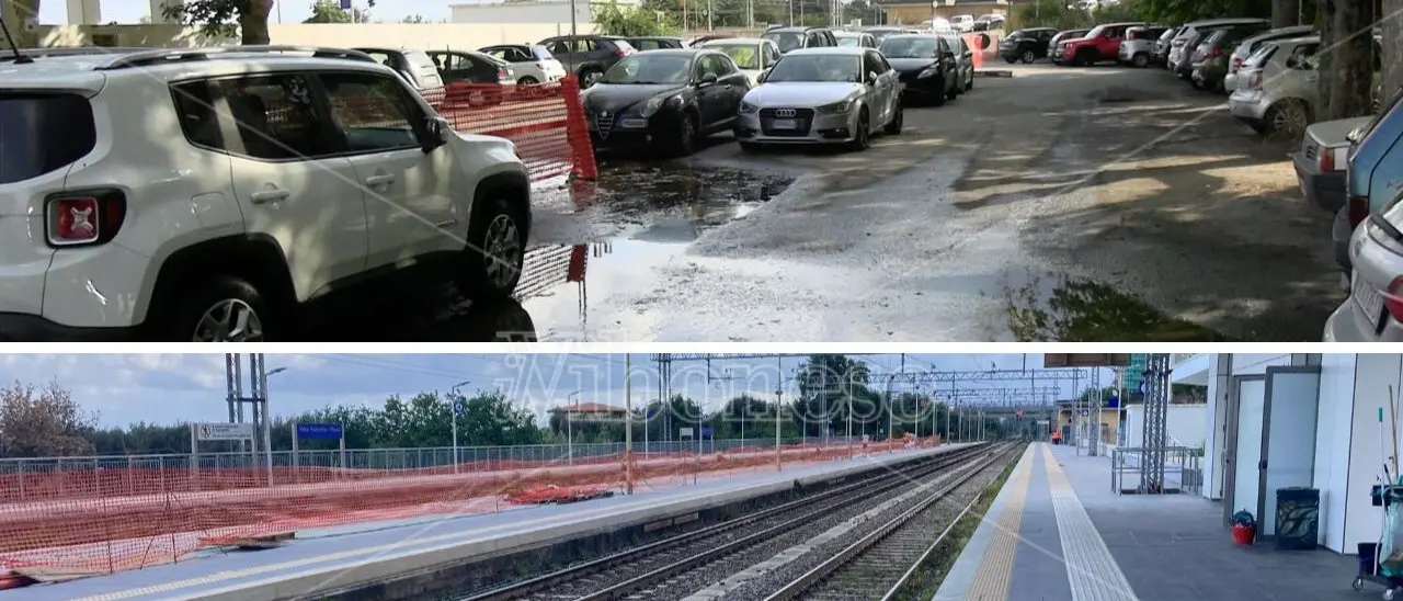 E mo la macchina dove la metto? Parcheggio della stazione di Vibo-Pizzo off-limits per 5 mesi, pendolari disperati - Video
