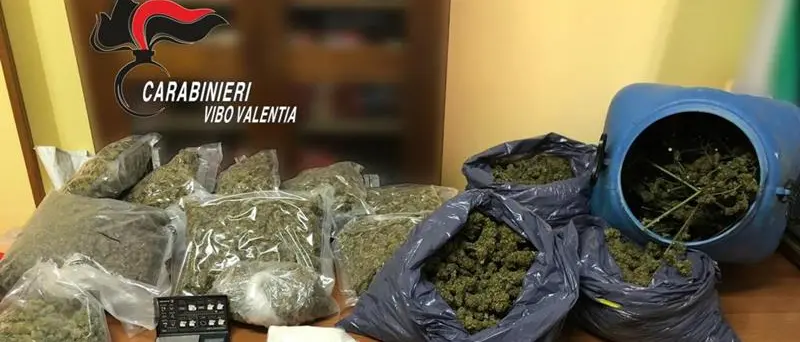 Droga e armi in un casolare, giovane di Limbadi condannato in appello