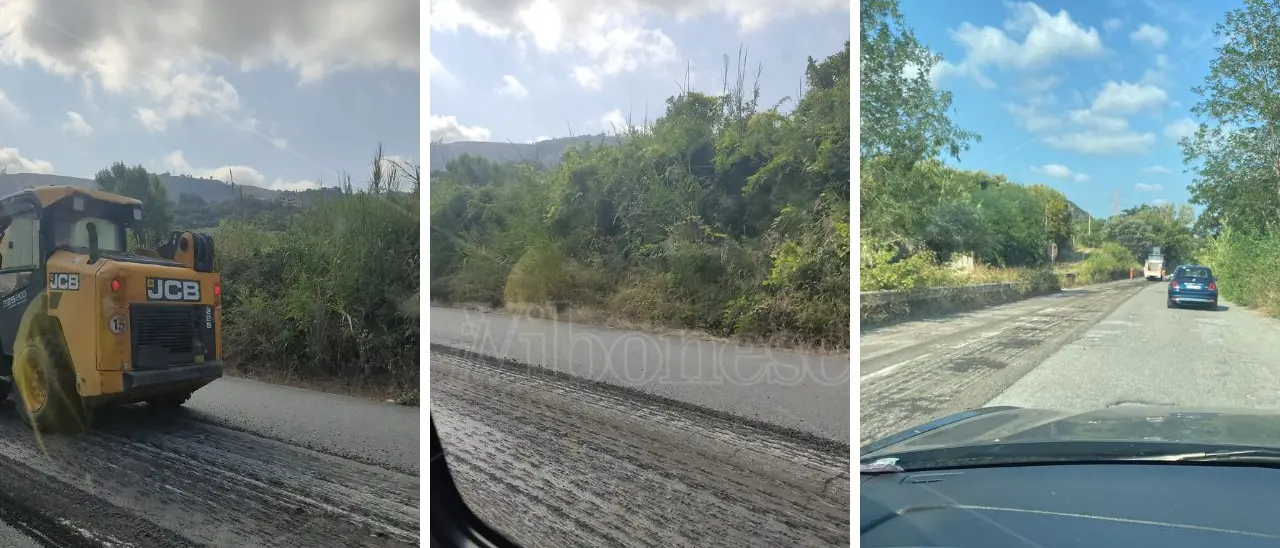 Meglio tardi che mai, iniziati i lavori di bitumazione della ex 522. Ma siamo nel pieno della stagione turistica