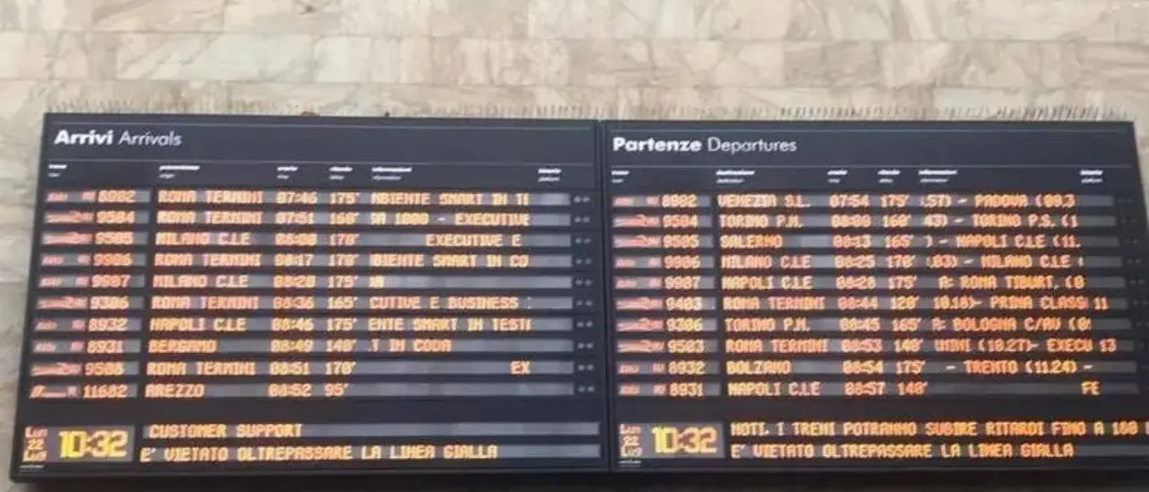 Nuovo sciopero dei treni: stop di 24 ore e niente fasce di garanzie per i regionali