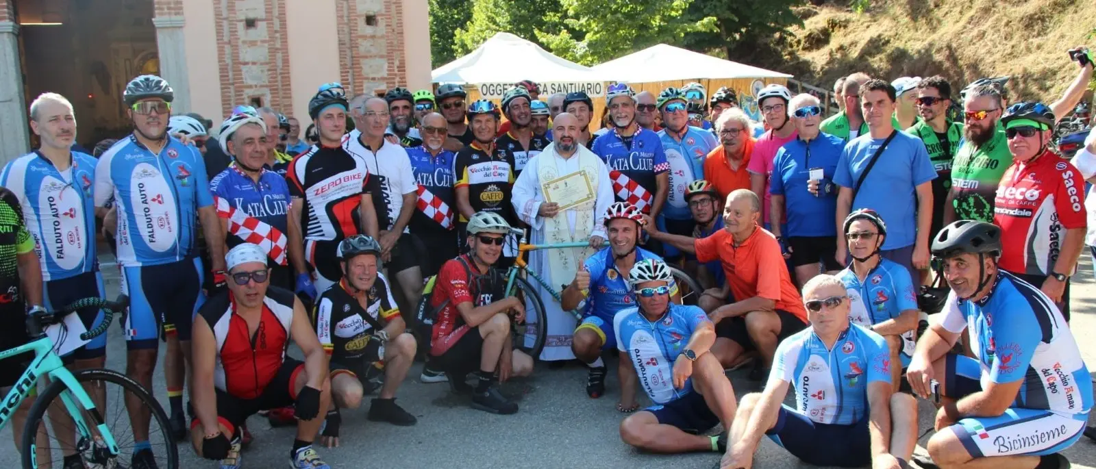 Mileto, grande partecipazione alla XVII edizione del bici-pellegrinaggio “Giro della Catena”