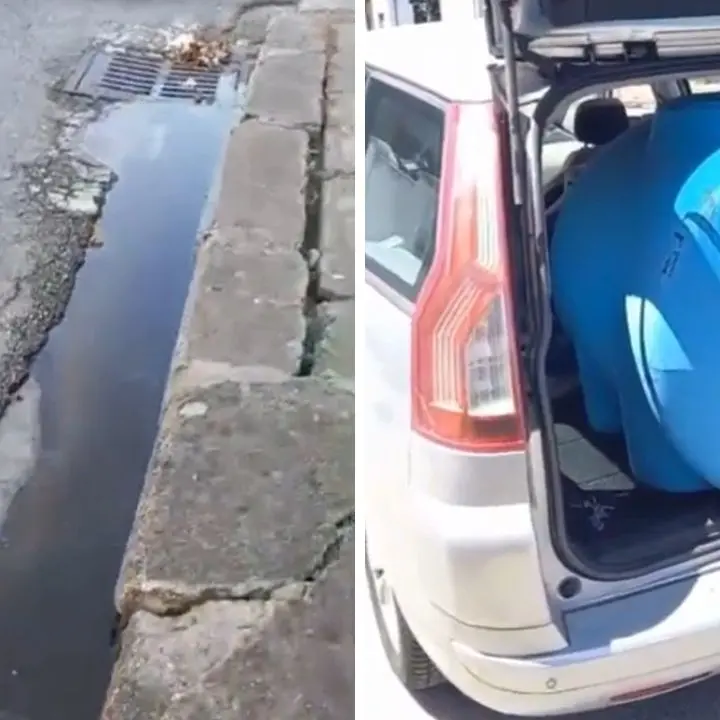 Vibo Marina, perdita d’acqua che dura da un anno e mezzo: scorre nel tombino e non arriva nelle case - VIDEO