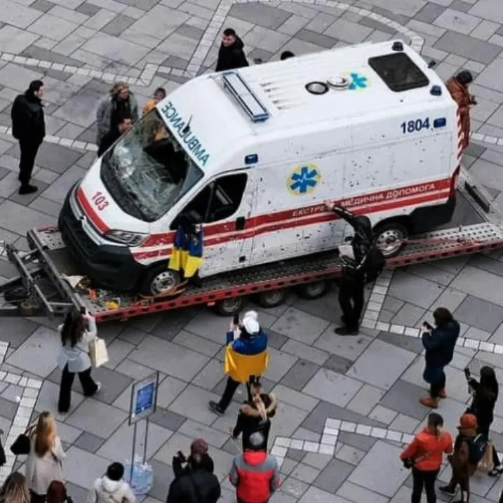 L’ambulanza ucraina mitragliata pronta ad arrivare a Pizzo, l’iniziativa per raccogliere fondi e acquistare nuovi mezzi di soccorso