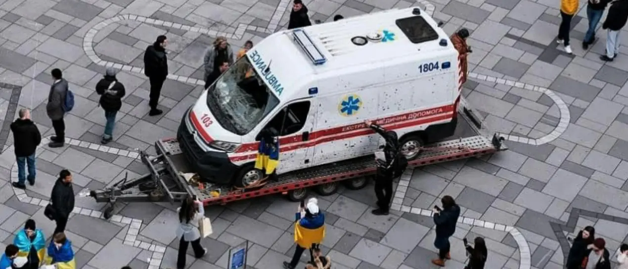 L’ambulanza ucraina mitragliata pronta ad arrivare a Pizzo, l’iniziativa per raccogliere fondi e acquistare nuovi mezzi di soccorso