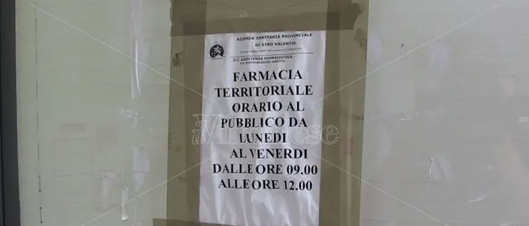 «Alla farmacia territoriale dell’Asp di Vibo attese infinite per malati gravi»