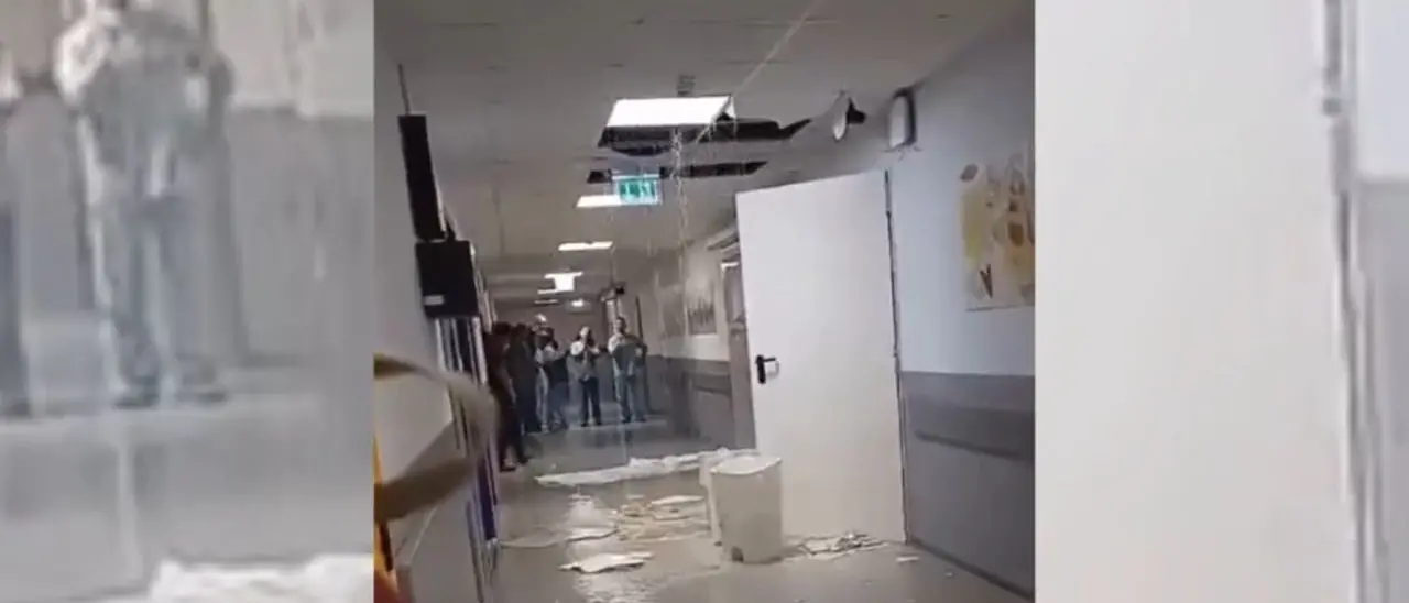 Piove nel nuovo reparto di terapia intensiva e rianimazione: le incredibili immagini da Cosenza - VIDEO