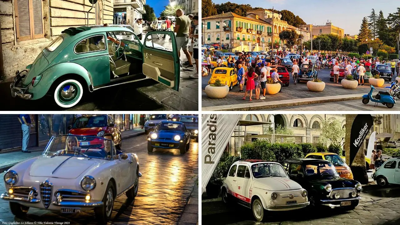 Un tuffo negli anni Cinquanta con abiti e auto d'epoca: successo per la terza edizione di Vibo Vintage