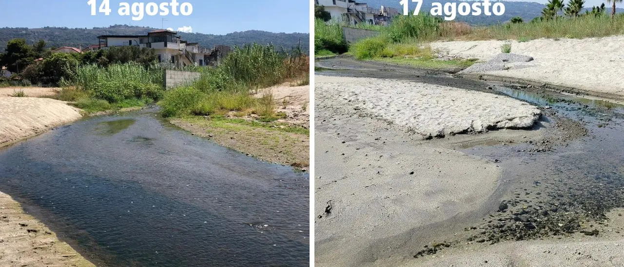 Miracolo! Stamattina il torrente Sant’Anna è (quasi) in secca, a 24 ore dall’apertura di un fascicolo in Procura