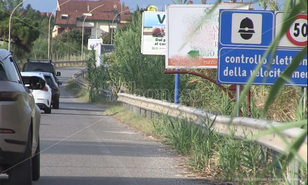 Pizzo, da\u00A0mezzanotte torna in funzione l’autovelox della Marinella: omologato e attivo 24 ore su 24\n