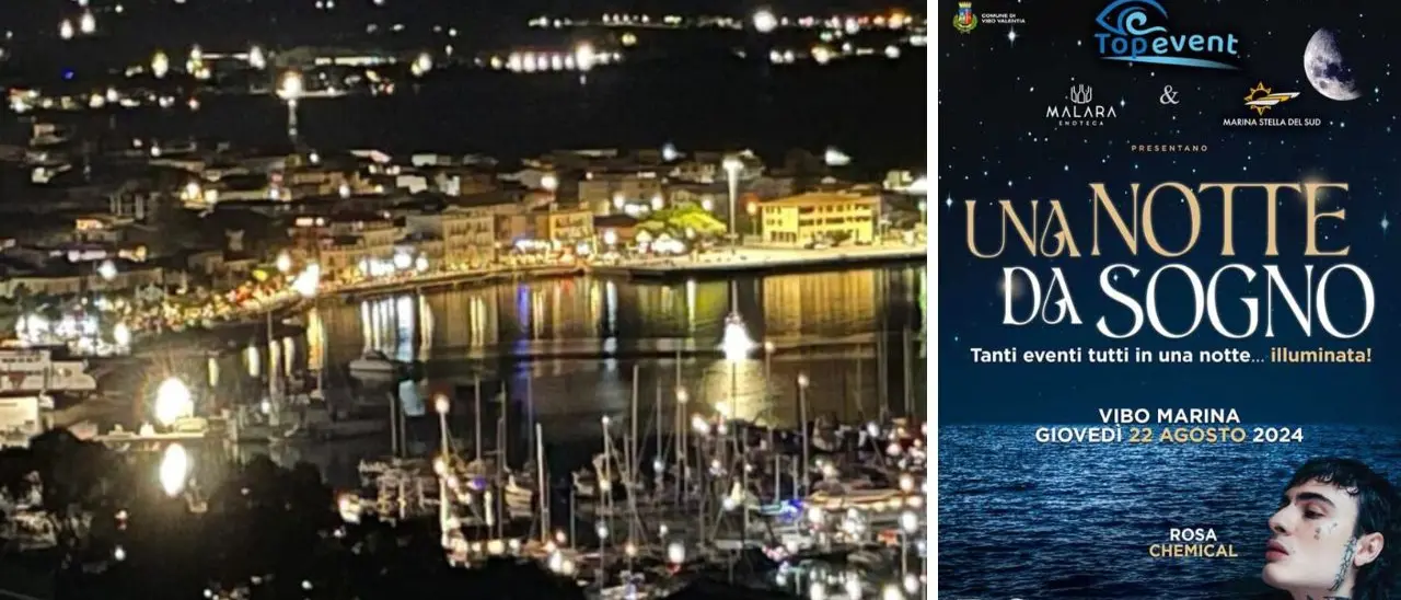 Vibo Marina si prepara a Una notte da sogno: stasera la kermesse musicale con l’esibizione di Rosa Chemical