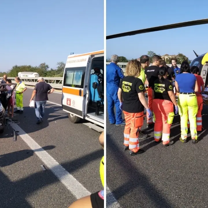 Incidente in autostrada tra Pizzo e Lamezia, 42enne investito da un'auto muore poco dopo il trasferimento in ospedale - VIDEO