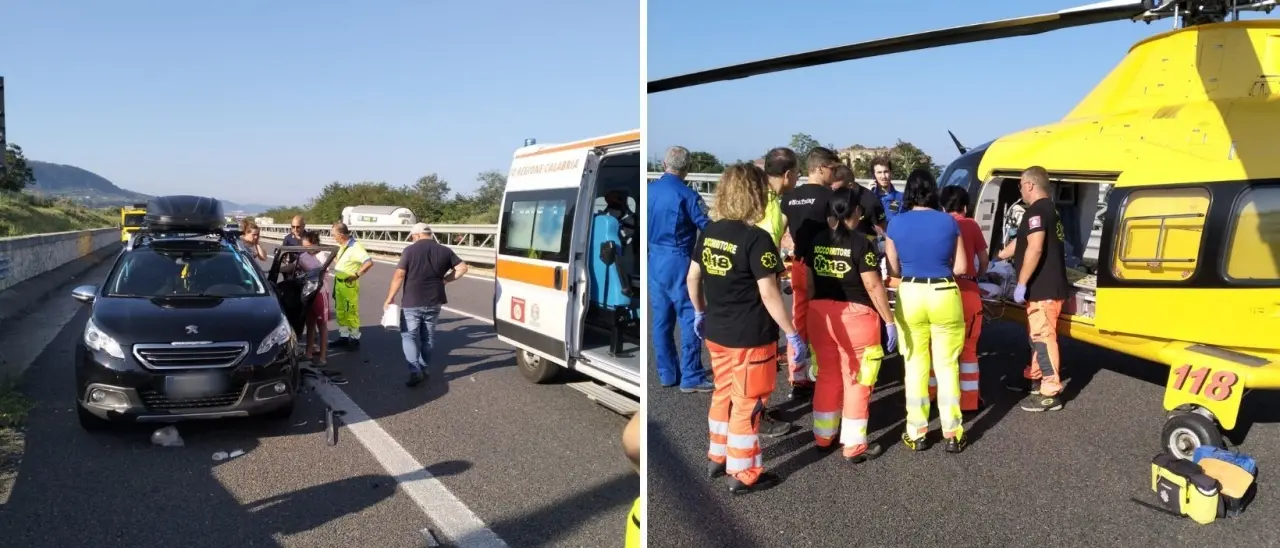 Incidente in autostrada tra Pizzo e Lamezia, 42enne investito da un'auto muore poco dopo il trasferimento in ospedale - VIDEO