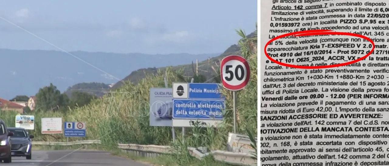 L’autovelox di Pizzo non è omologato: la possibilità di evitare il salasso per chi ha preso la multa alla Marinella