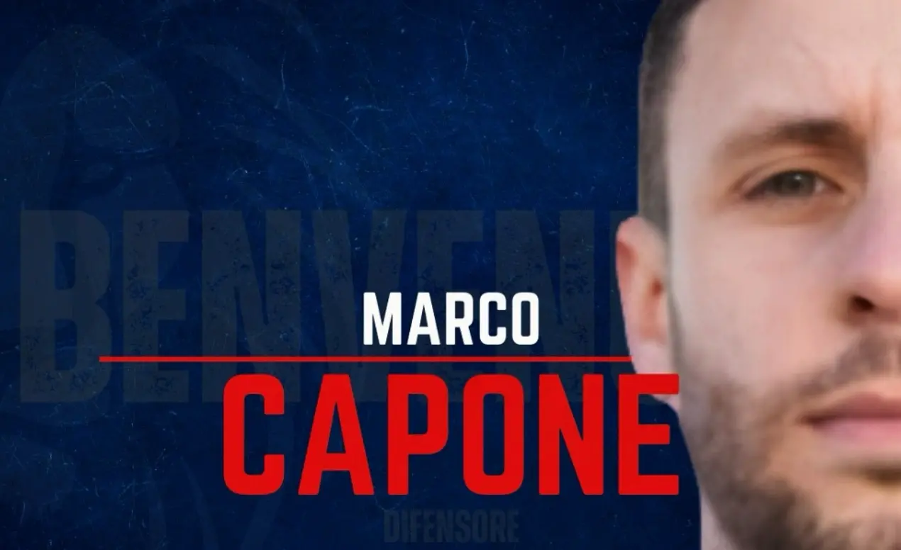 Nuovo colpo di mercato per la Vibonese: ufficiale l'arrivo del difensore centrale Andrea Capone