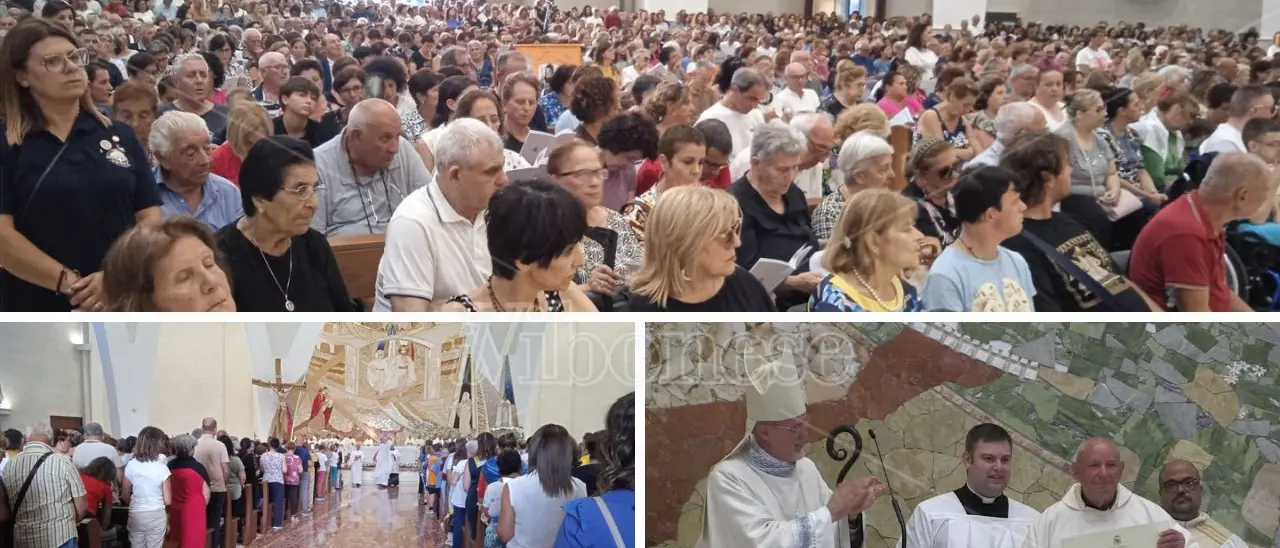 A Paravati ora c’è un santuario, il vescovo Nostro ha formalizzato l’elevazione della chiesa di Natuzza. I fedeli: «Lei è qui» - VIDEO