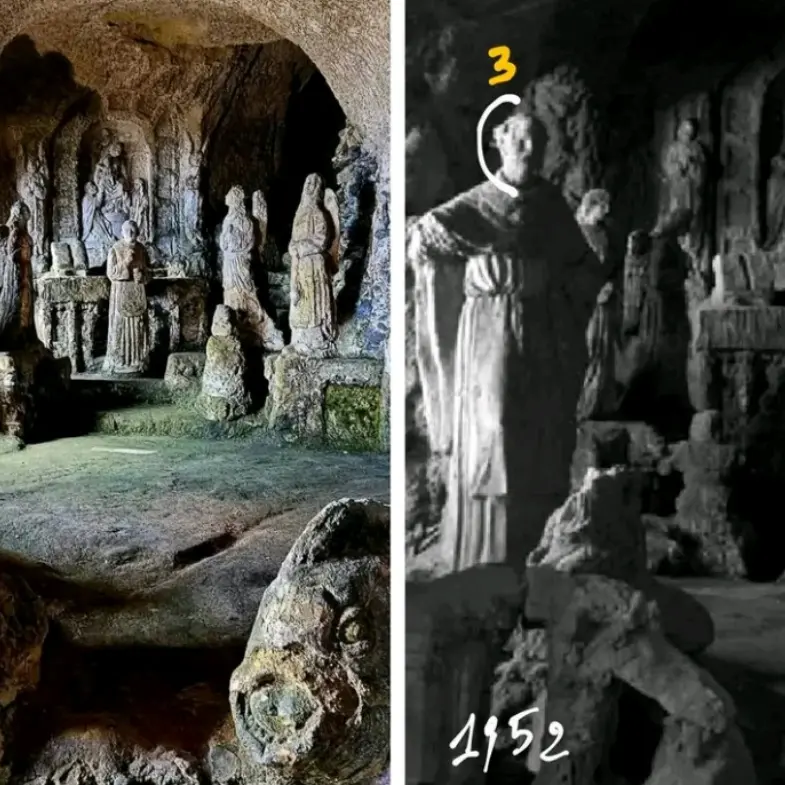 Pizzo, la chiesetta di Piedigrotta e le statue scomparse. Lo storico Montesanti: «Le prove in un reportage degli anni ‘50»