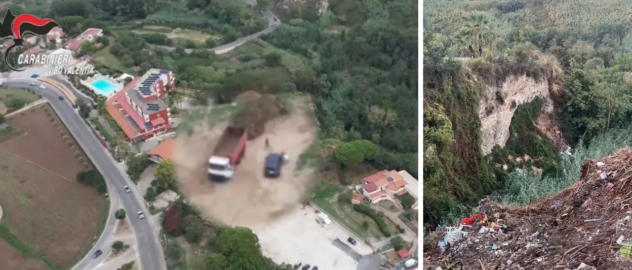 Ricadi, scoperta discarica abusiva di due ettari vicino a un corso d'acqua - Video