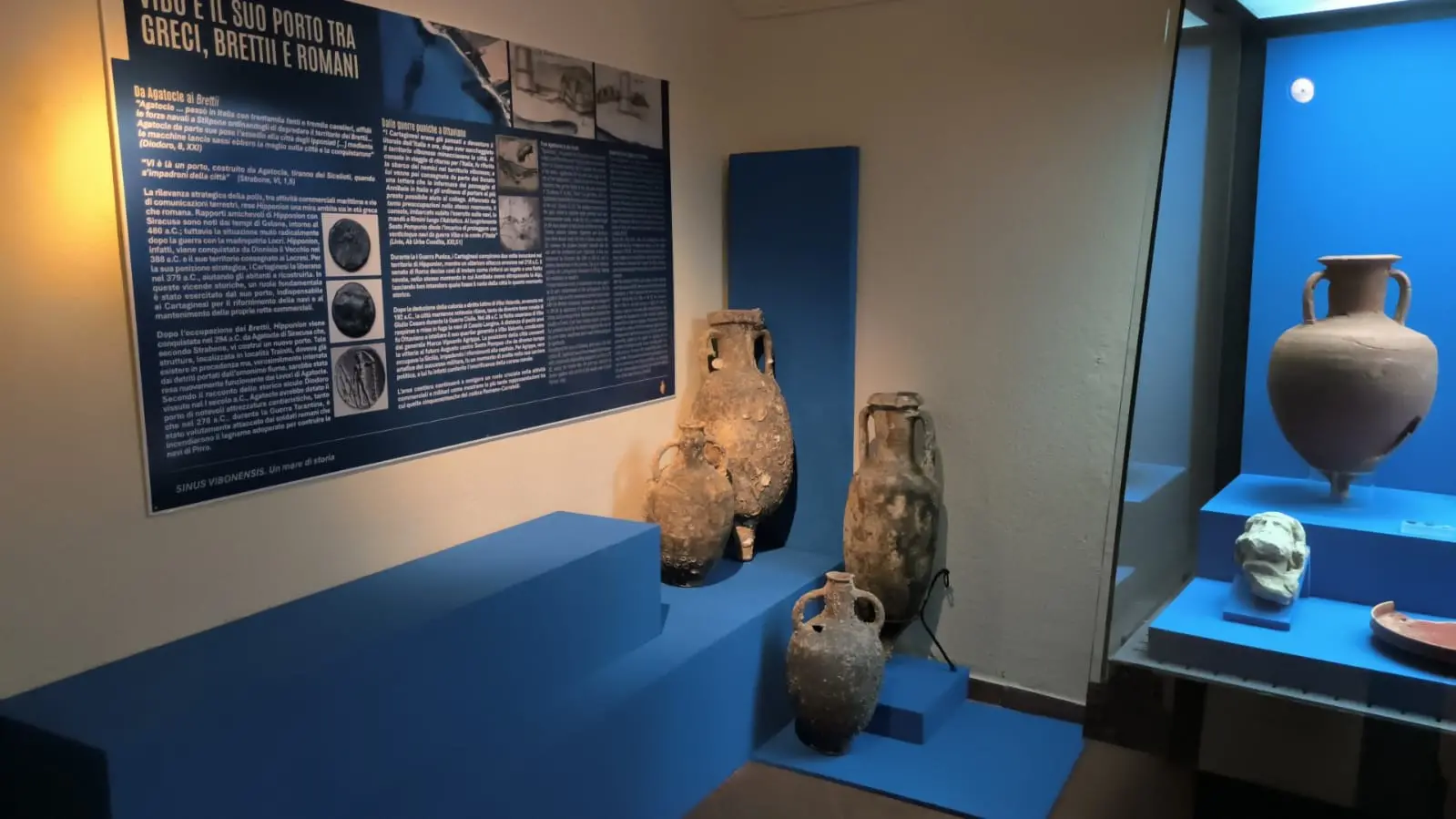 “Sinus Vibonensis, un mare di storia”, oggi l'inaugurazione della mostra al Museo archeologico