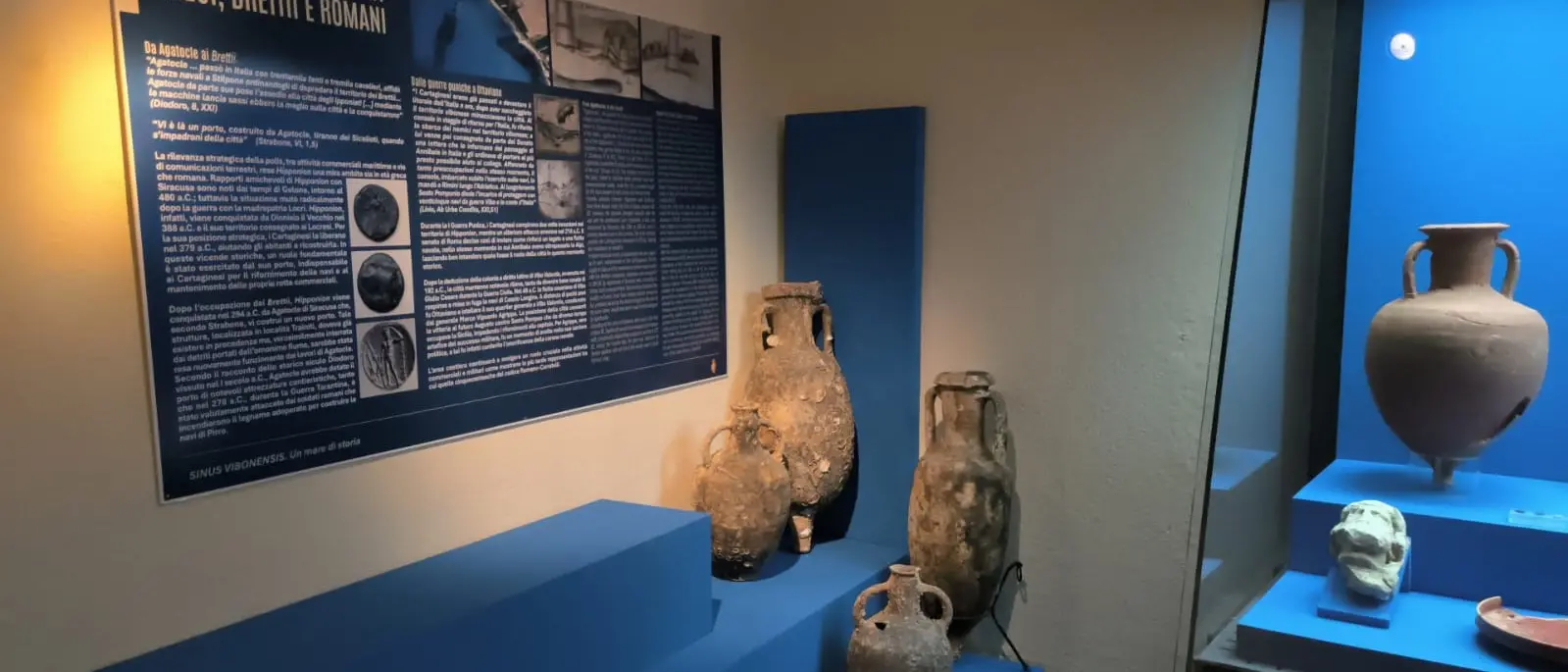 “Sinus Vibonensis, un mare di storia”, oggi l'inaugurazione della mostra al Museo archeologico