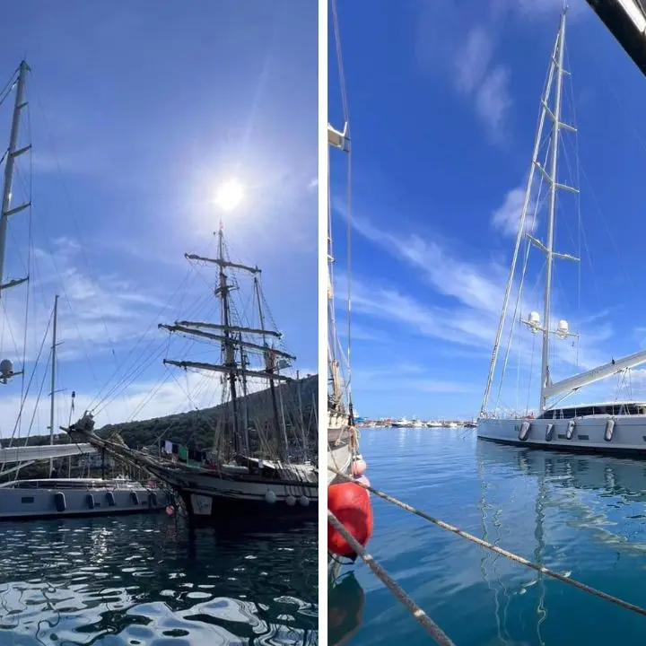 Un sogno chiamato Zefira, la regina delle barche a vela al porto di Vibo Marina: lusso sfrenato e un albero in carbonio di 63 metri
