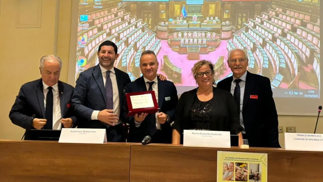 Al Comune di Spilinga il \"Premio nazionale Longevity Day\", riconoscimento assegnato per l'idea dell'Accademia Internazionale Cucina Mediterranea