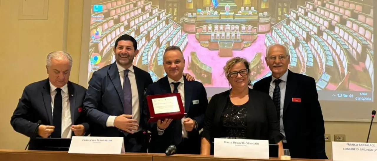 Al Comune di Spilinga il \"Premio nazionale Longevity Day\", riconoscimento assegnato per l'idea dell'Accademia Internazionale Cucina Mediterranea