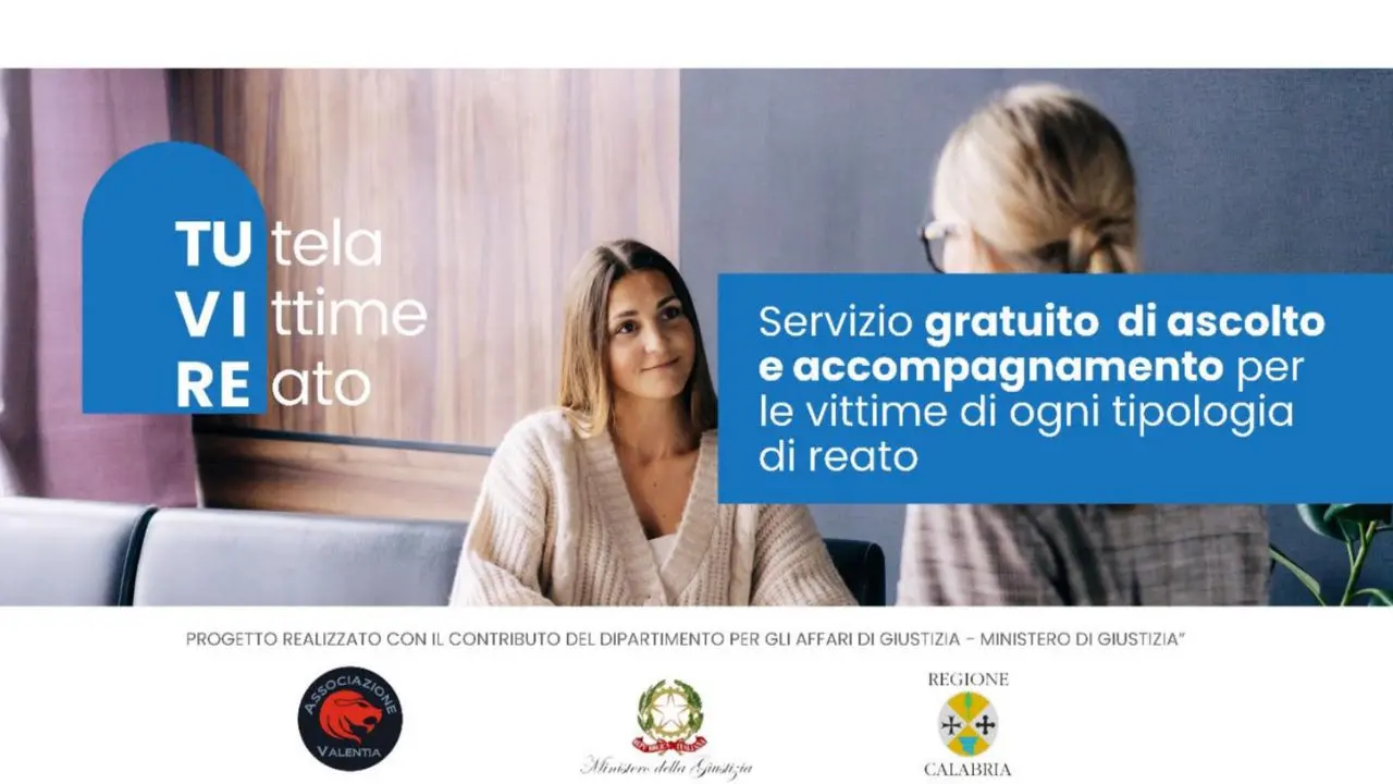 Assistenza legale e psicologica alle vittime di reato in Calabria: varato a Vibo il progetto dell'associazione Valentia Aps