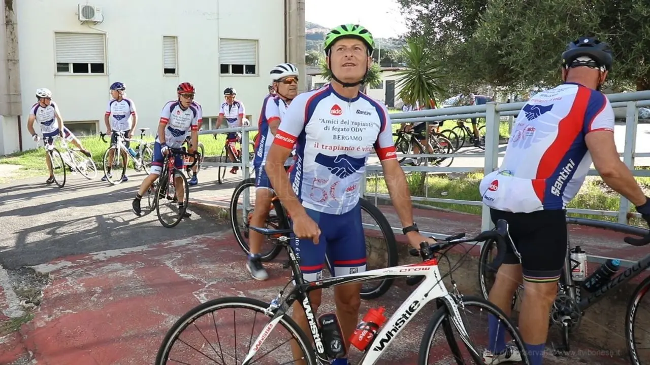 La Granfondo Ciclistica dei Trapiantati fa tappa a Tropea - VIDEO