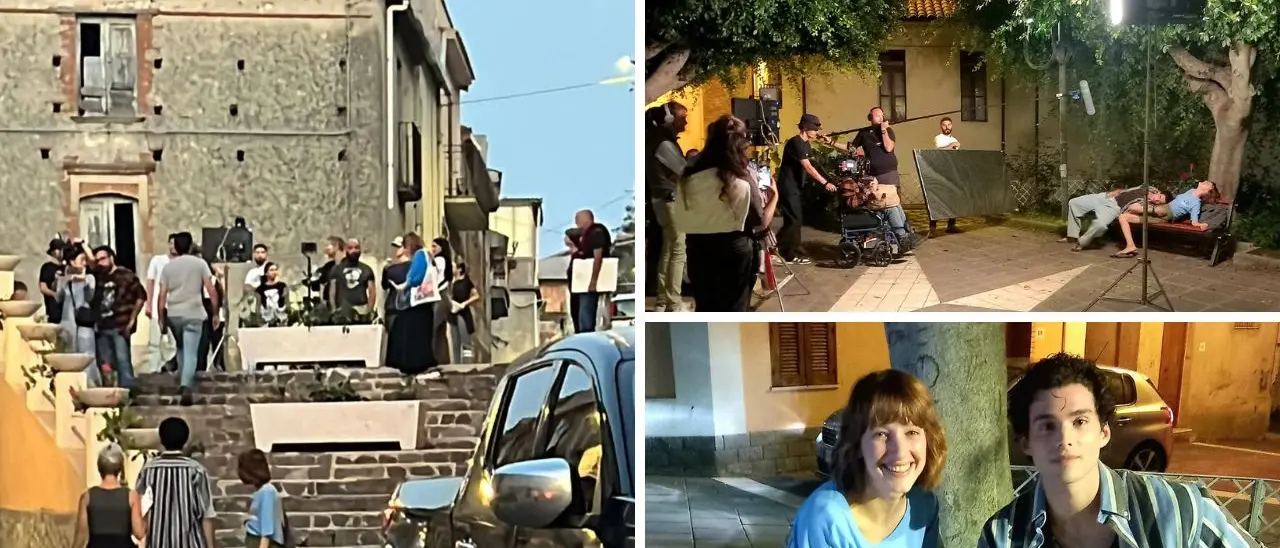 Spilinga set cinematografico per un giorno: girate alcune scene del film Romeo and Juliet 2k23 con Riccardo De Rinaldis (fiction Mameli)