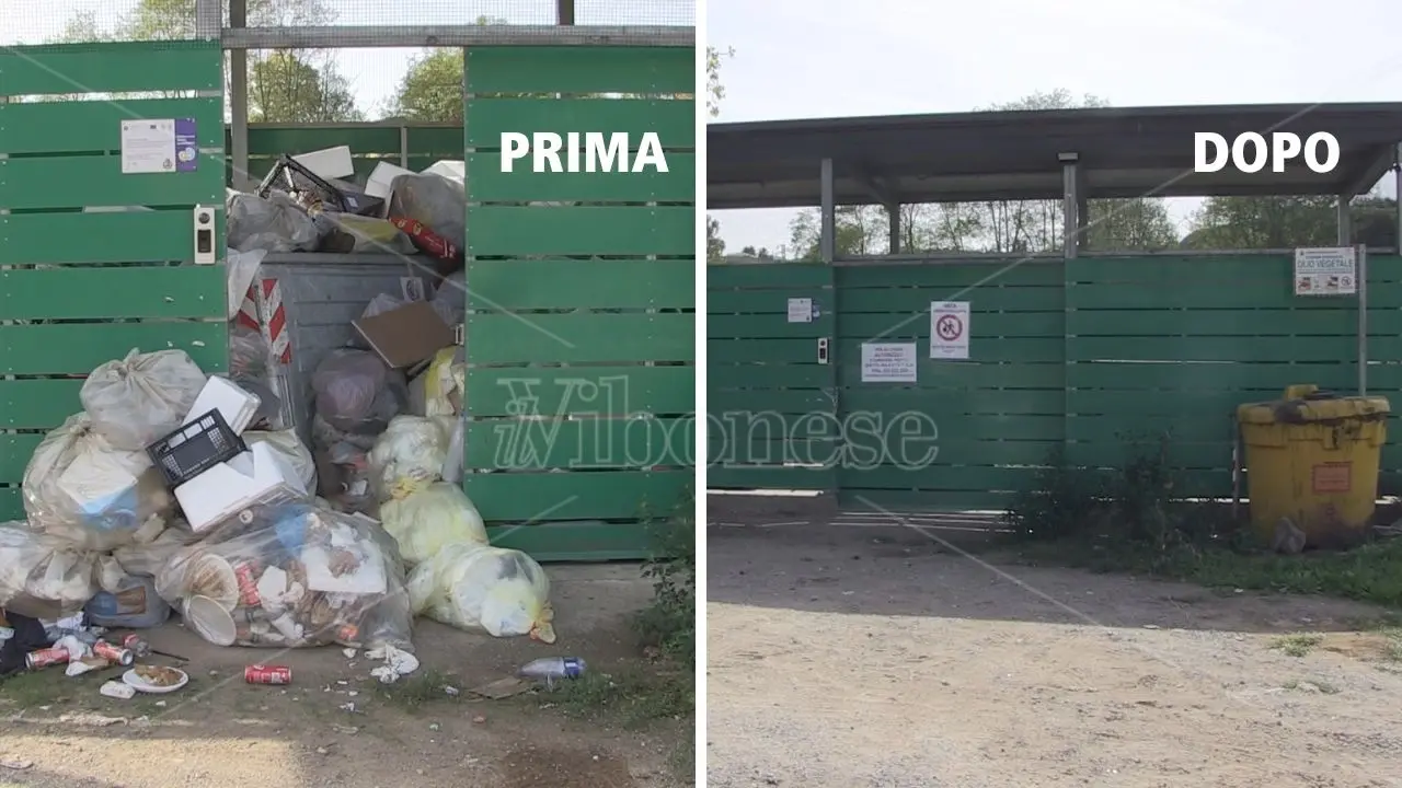L’isola ecologica di Vibo è una discarica a cielo aperto. Anzi no: le telecamere del nostro network fanno il miracolo - VIDEO