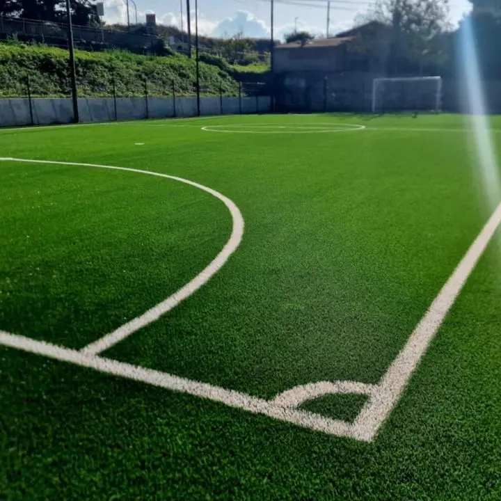 Vibo, un’area pubblica in disuso trasformata in due campetti di calcio in erba sintetica: la sfida della società sportiva Bulldog