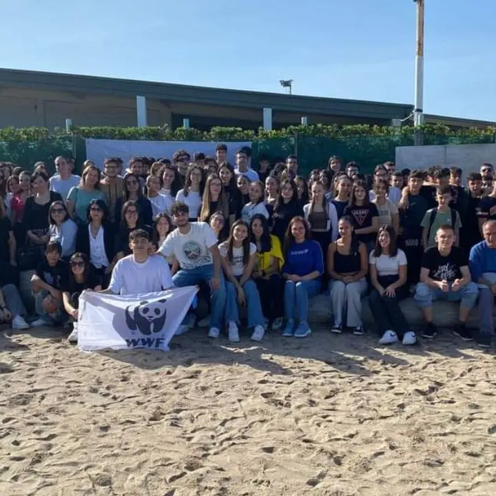 Il Liceo scientifico di Filadelfia in campo con il Wwf Vibo: ripulita parte dell'area protetta di Colamaio due a Pizzo