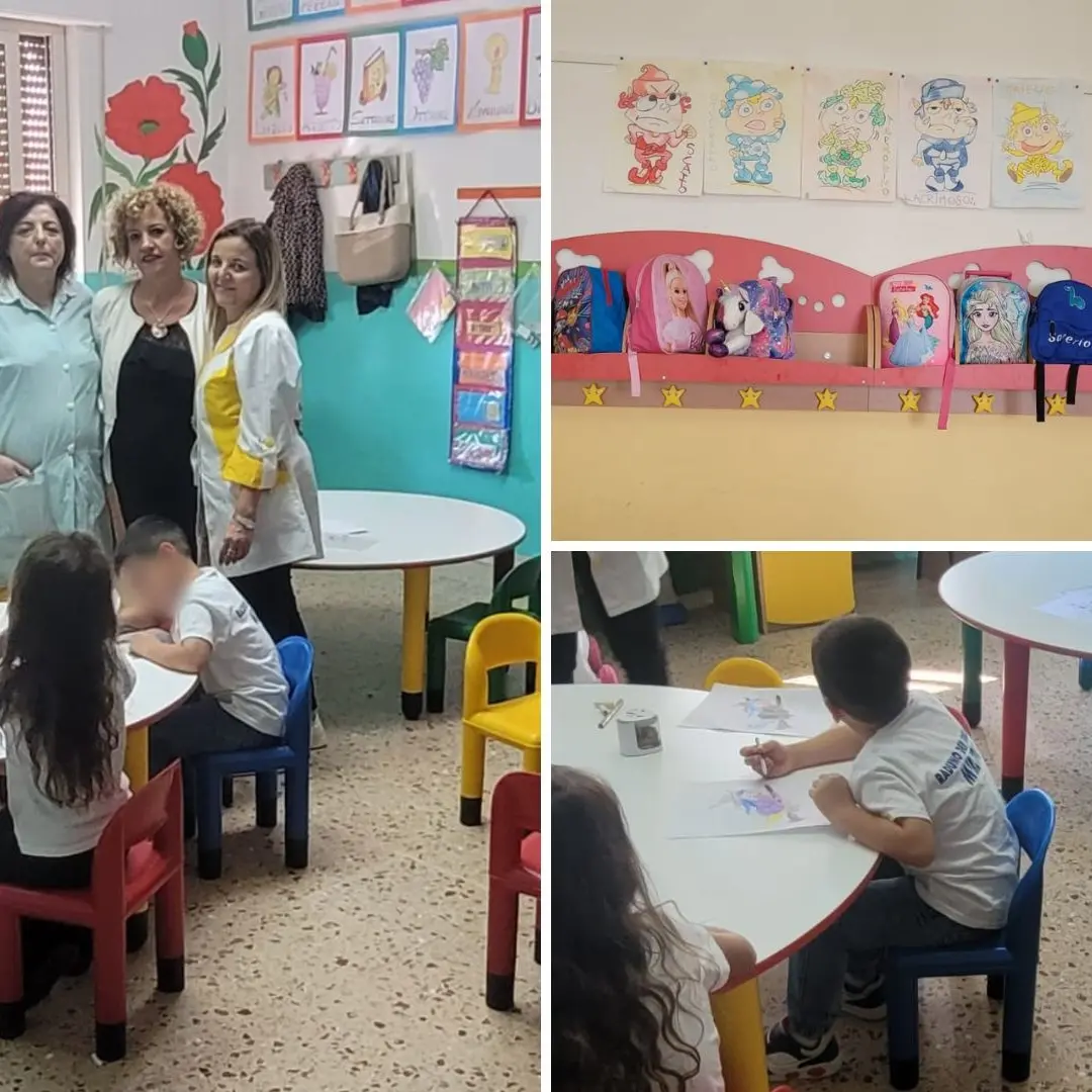 Tutto colorato e a misura di bambino, consegnati i nuovi arredi alla scuola dell'infanzia di Badia di Nicotera