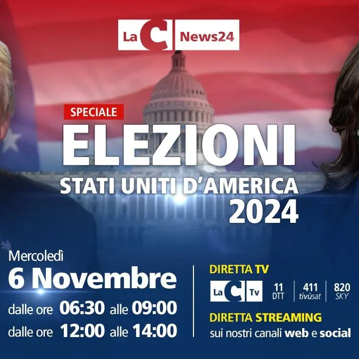 Elezioni negli Stati Uniti, tutto pronto per lo speciale in diretta su LaC Tv