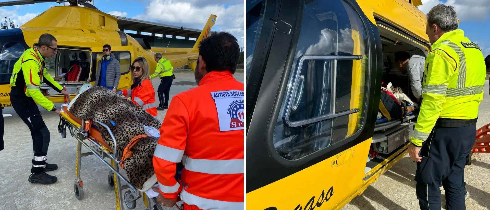 Parghelia, 74enne cade in casa e si ferisce: interviene l'elisoccorso