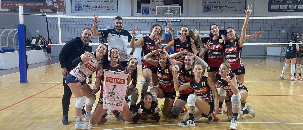 Volley femminile, la Tonno Callipo Vibo stende anche la Saracena Messina e resta in vetta alla classifica