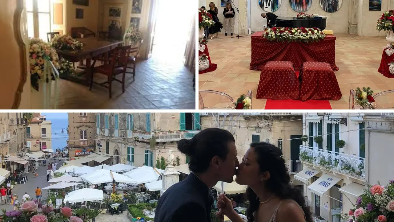 Tropea punta (anche) sul turismo matrimoniale: accordo tra Comune e un'associazione per le nozze civili nei luoghi più suggestivi della città