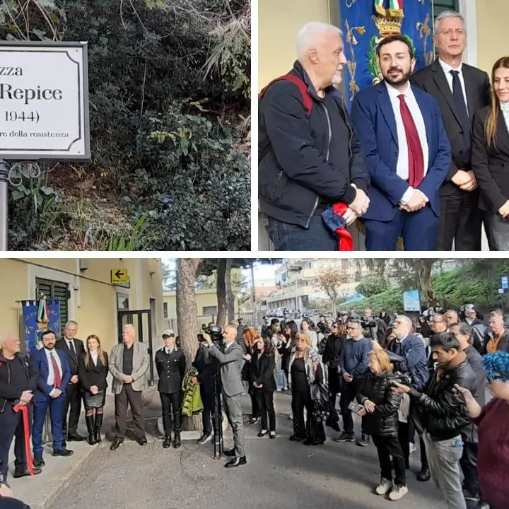 Tropea, la piazza della Stazione ora porta il nome di Rocco Repice: l'intitolazione a 80 anni dall'uccisione del partigiano calabrese