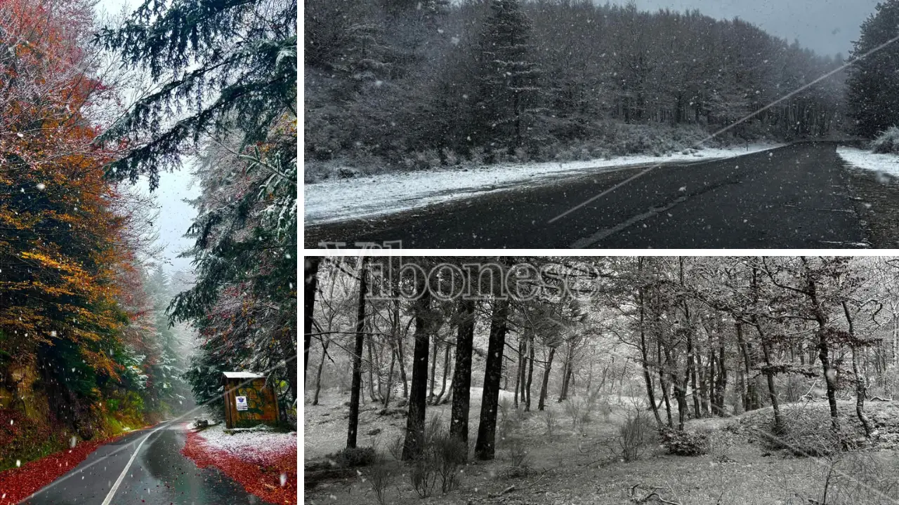 Prove d’inverno nel Vibonese: freddo, pioggia e prime nevicate sui monti delle Serre