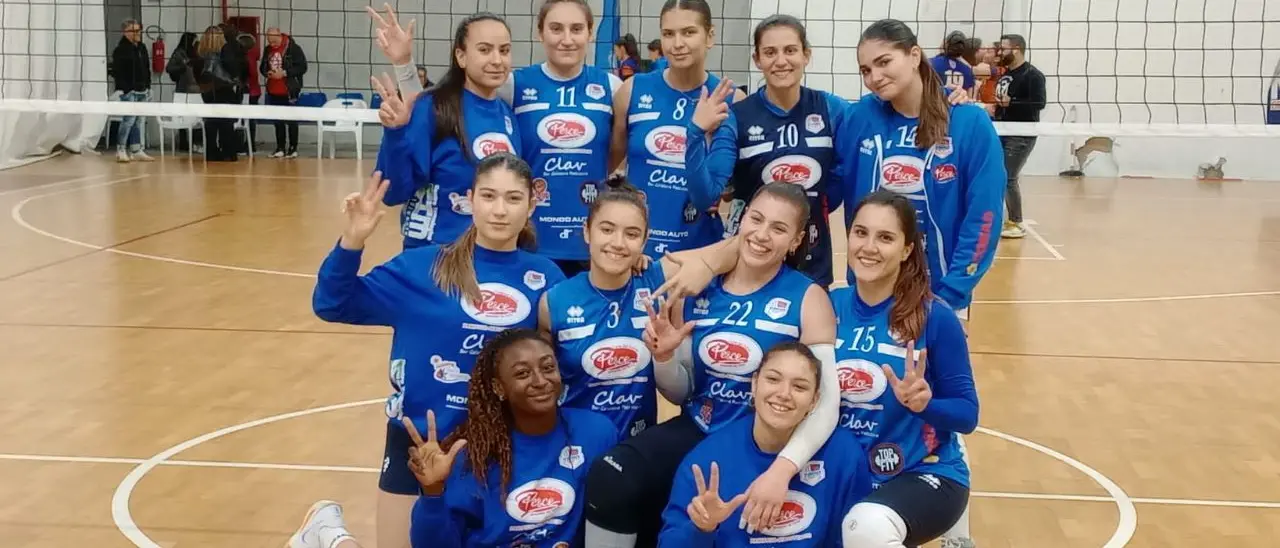 Volley, il Panificio Pesce consolida il primo posto in classifica: battuta 3 a 0 la Elio Sozzi Reggio Calabria