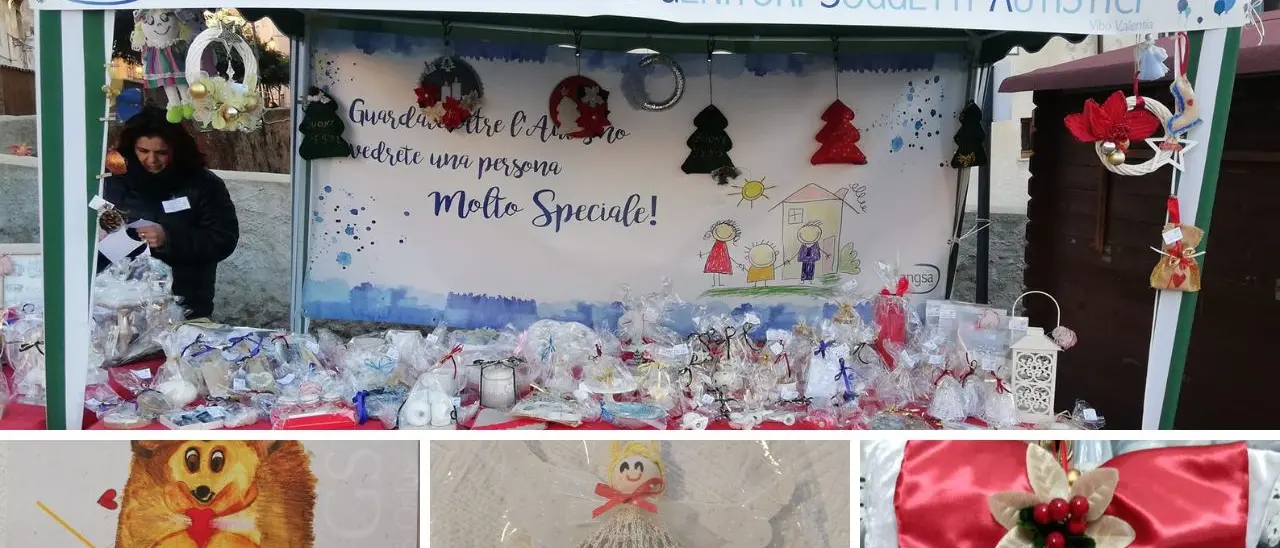 A Tropea e Parghelia arrivano i mercatini di Natale dell’Angsa: i fondi finanzieranno i progetti per bimbi e ragazzi con autismo